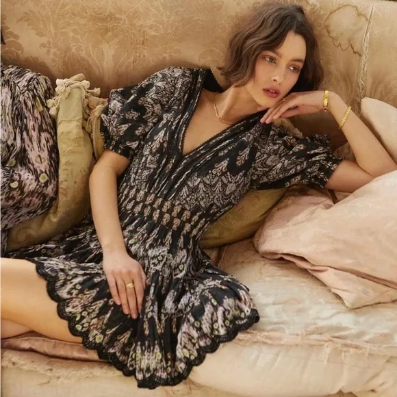 Hemant & Nandita Kari Mini Dress - Picture 1 of 8